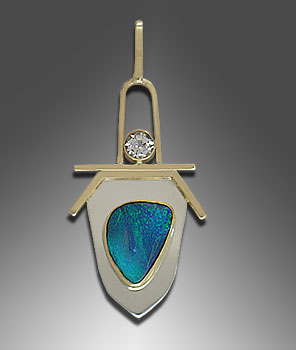 opal pendant