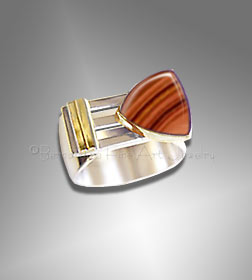 mens sardonyx ring