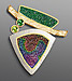 uvarovite garnet pendant