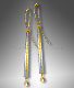 oxidized silve earrings