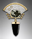 gold sapphire pendant