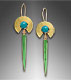 gold earrings