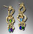 gold earrings
