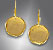 gold earrings