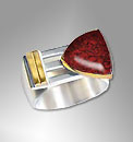 men's dinosaur bone ring
