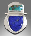 lapis, turquoise, silver