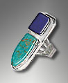 lapis turquoise ring
