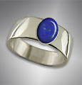 lapis silver ring